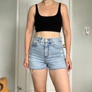 Express mom shorts, super high rise, size 2